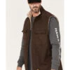 Hawx Men's Weathered Sherpa Lined Work Vest - Big & Tall 2 Hawx Men's Weathered Sherpa Lined Work Vest - Big & Tall -Western Cowboy Equipment Store 2000373752 201 P2