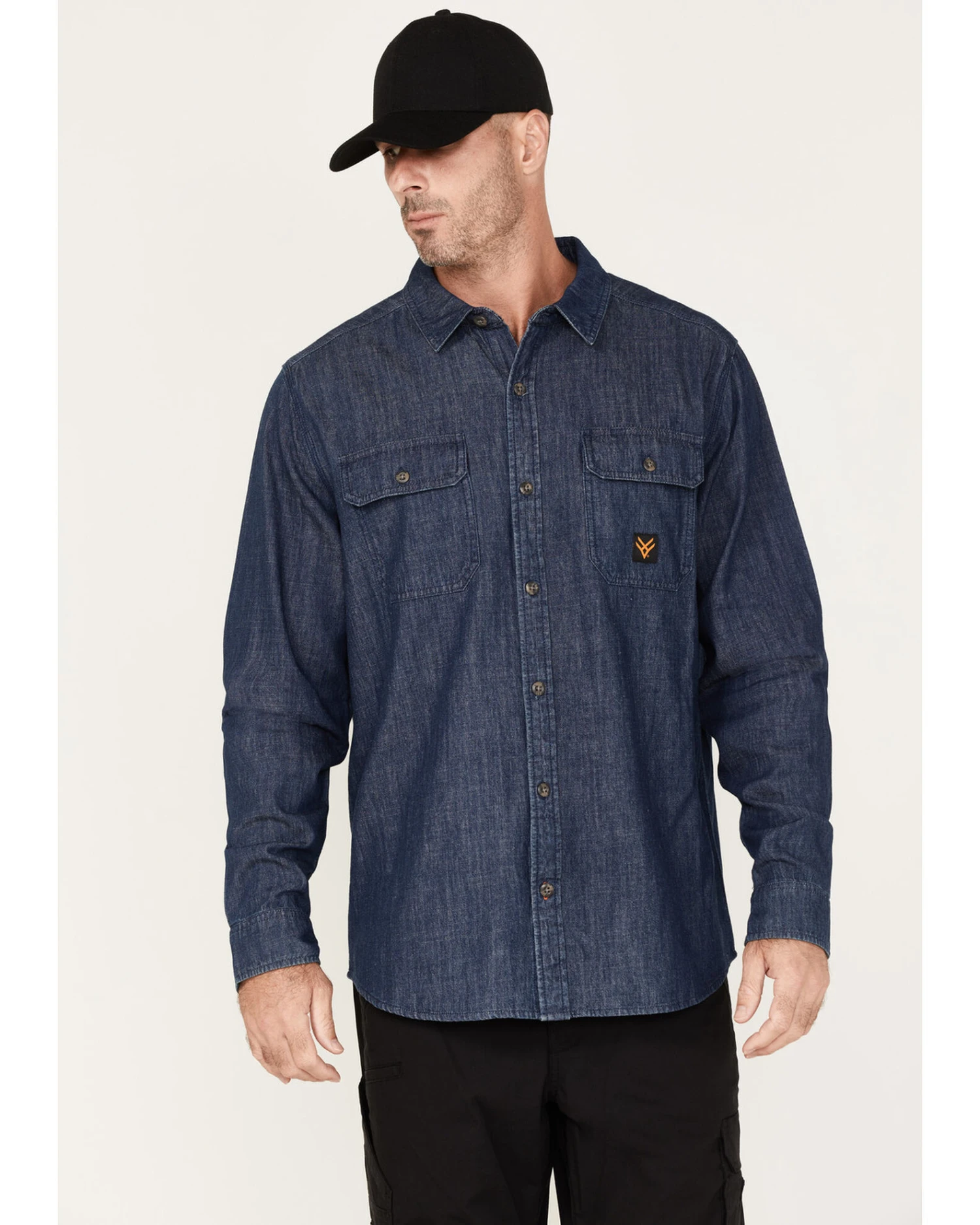 Hawx Men's Denim Work Shirt - Big & Tall 4 Hawx Men's Denim Work Shirt - Big & Tall - Image 2