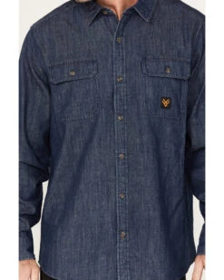 Hawx Men's Denim Work Shirt - Big & Tall