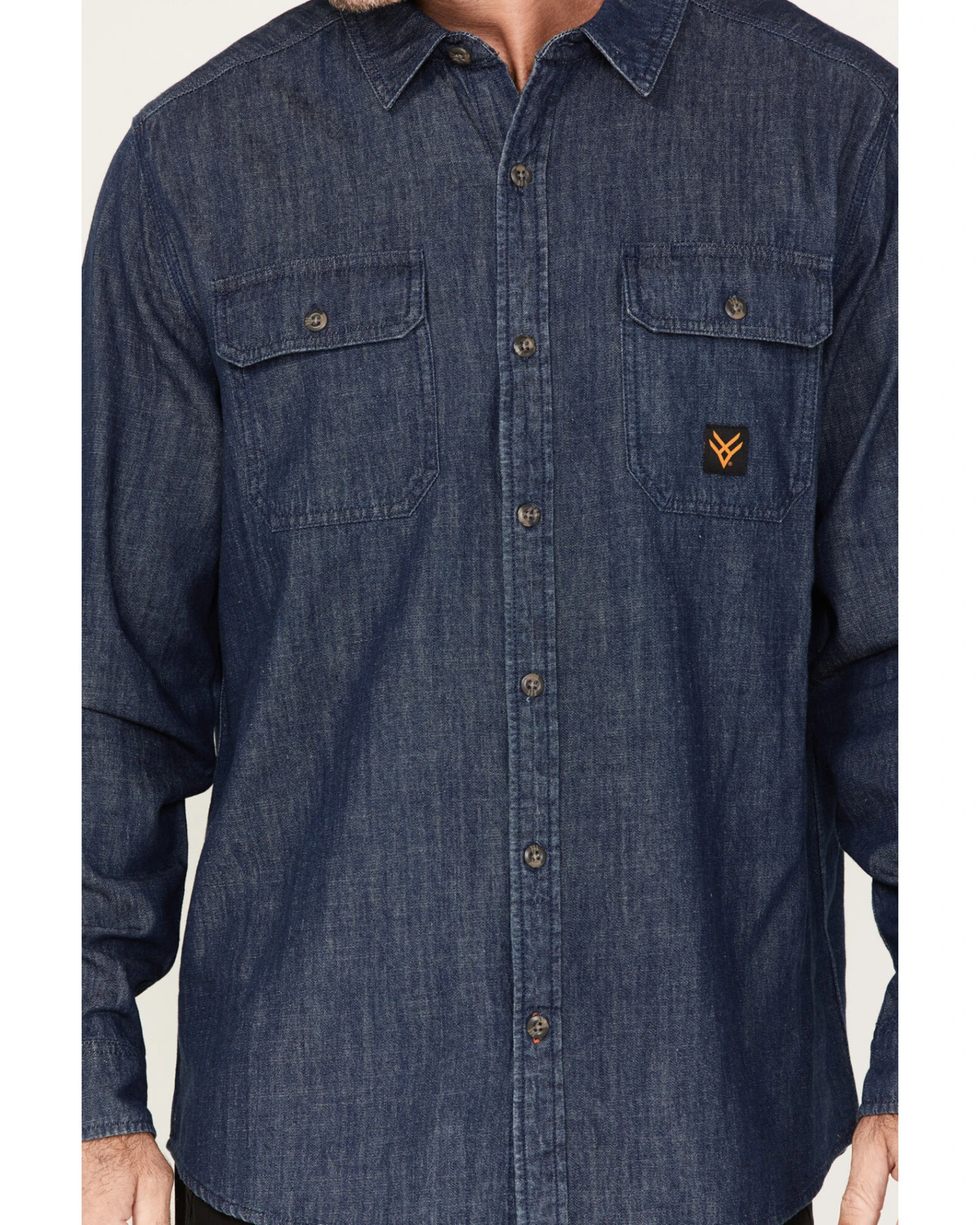 Hawx Men's Denim Work Shirt - Big & Tall 3 Hawx Men's Denim Work Shirt - Big & Tall