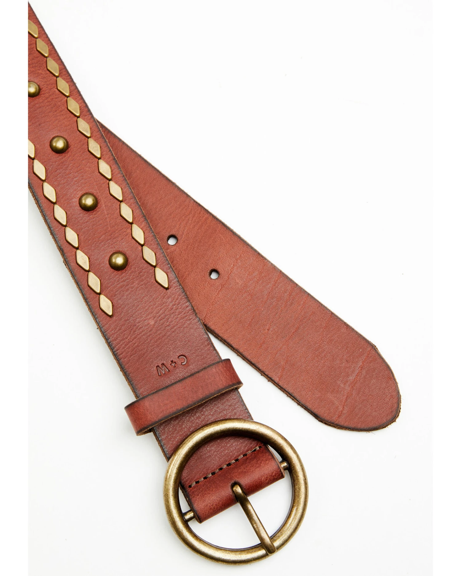 Cleo + Wolf Women's Studded Leather Belt 3 Cleo + Wolf Women's Studded Leather Belt