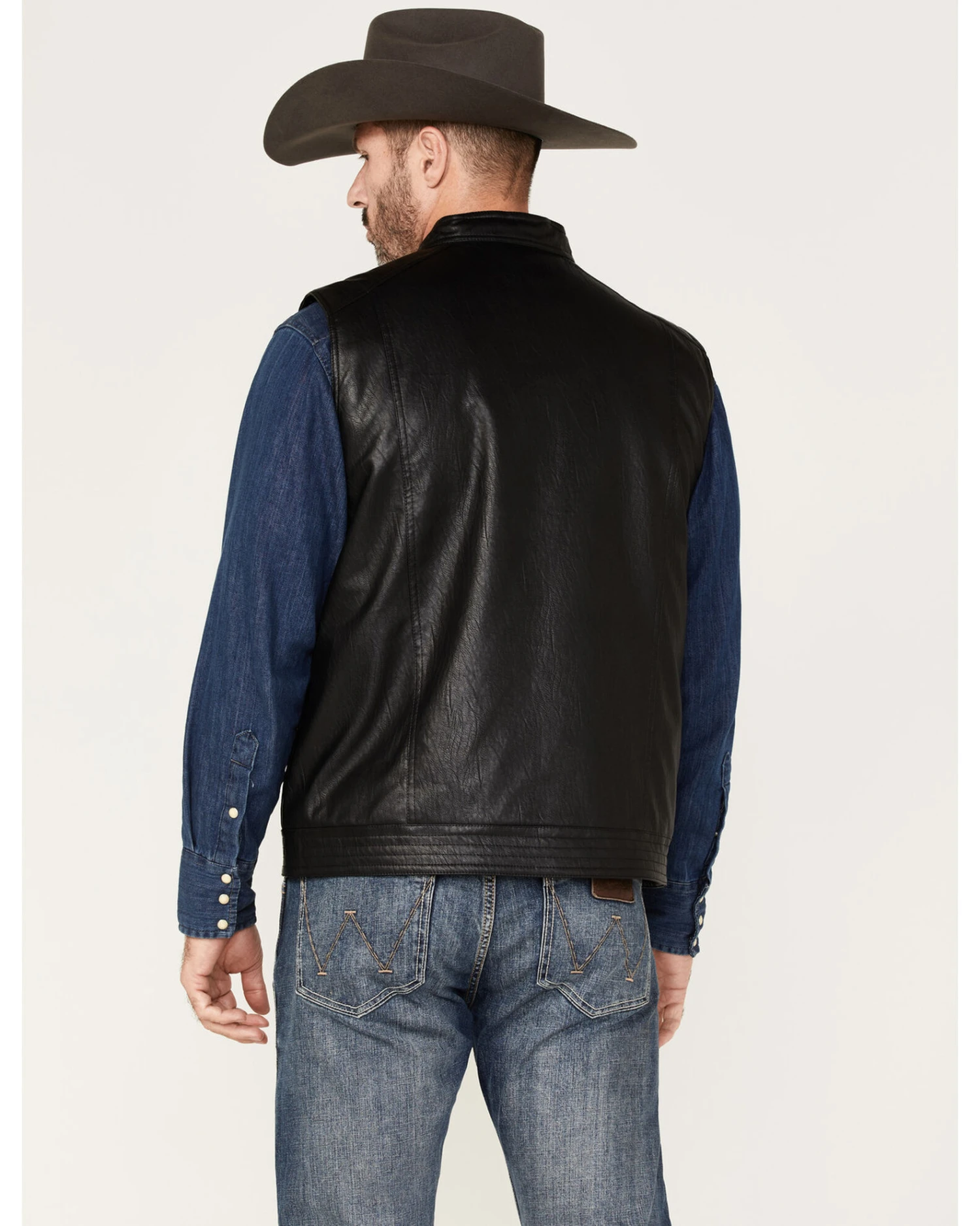 Moonshine Spirit Men's Slaton Biker Vest 5 Moonshine Spirit Men's Slaton Biker Vest - Image 3