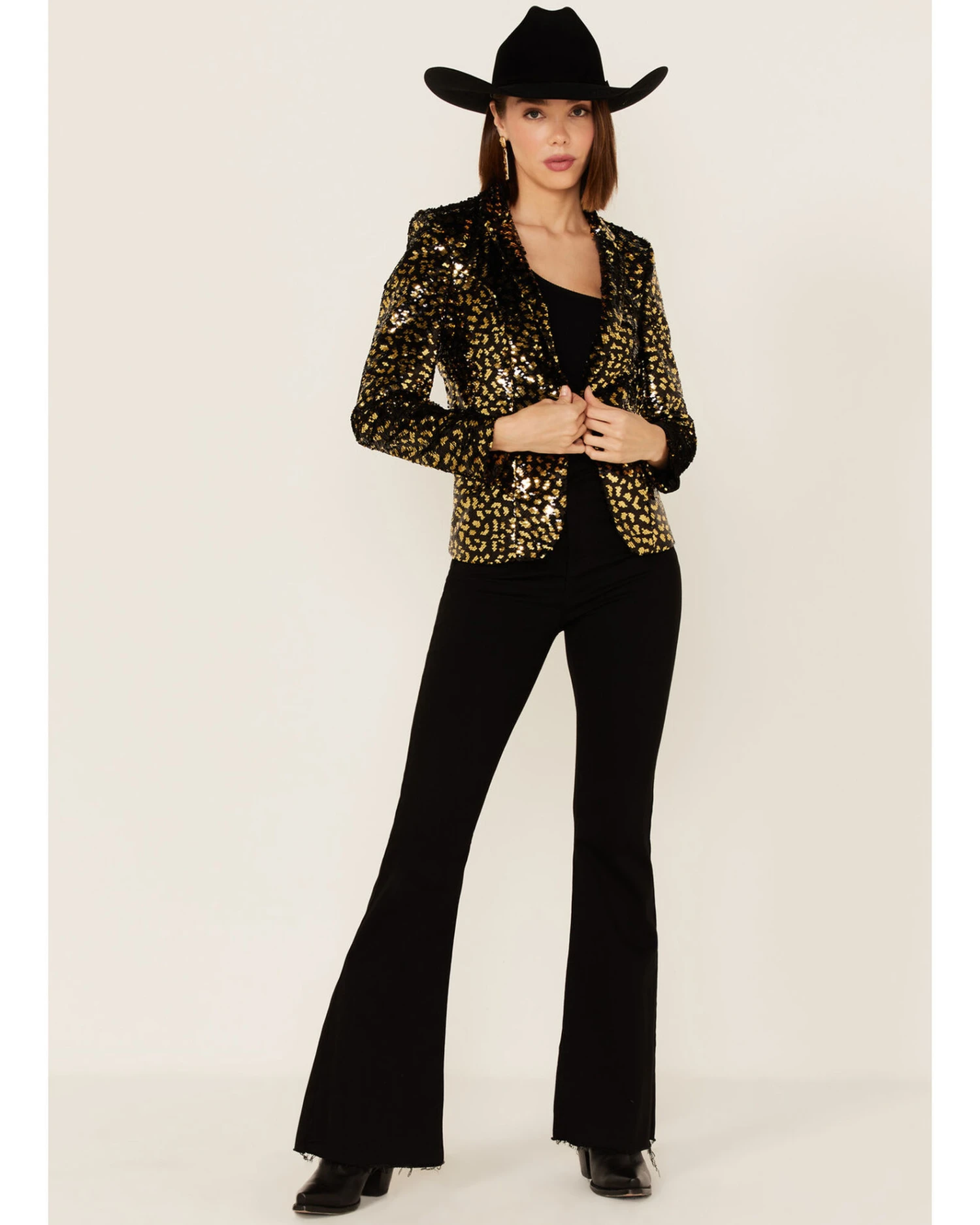 Any Old Iron Women's Sequin Scale Blazer Jacket 6 Any Old Iron Women's Sequin Scale Blazer Jacket - Image 4