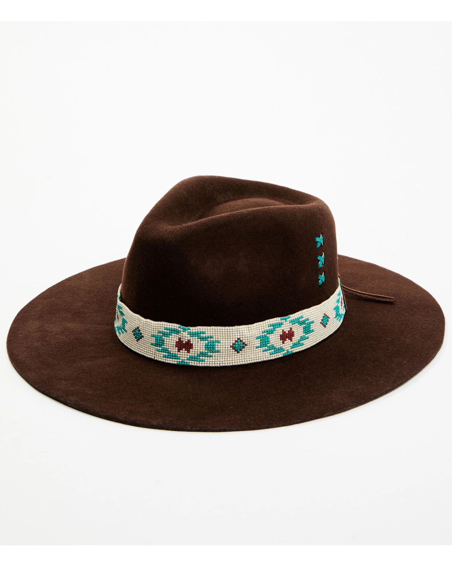 Idyllwind Women's Brown Beaded Oxbow Wool Felt Western Hat 4 Idyllwind Women's Brown Beaded Oxbow Wool Felt Western Hat - Image 2
