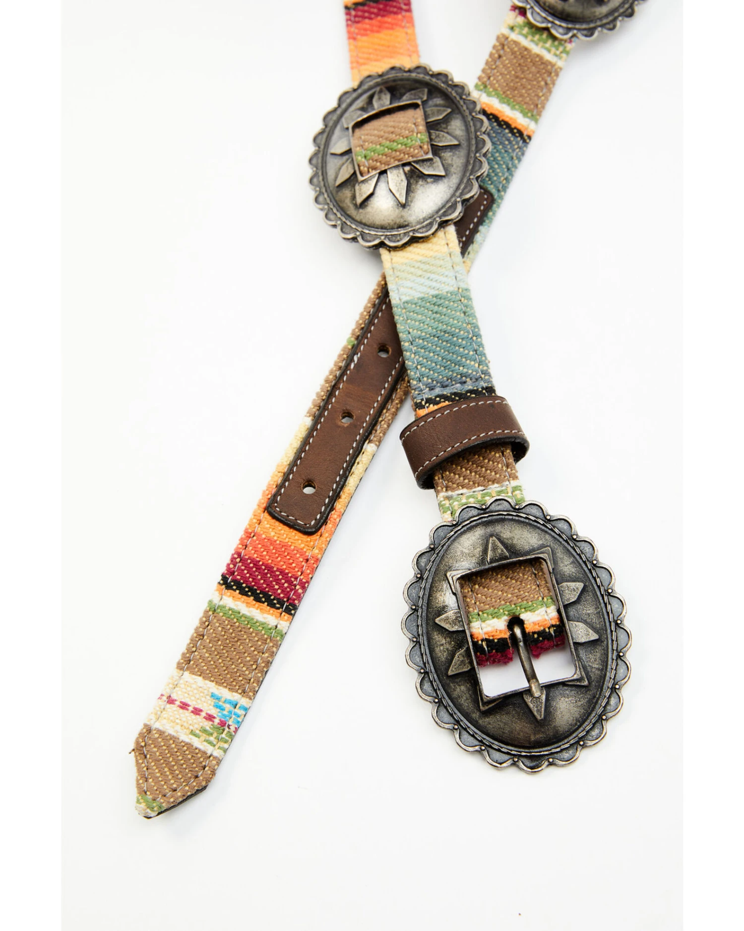 Shyanne Women's Multicolored Serape Concho Belt 4 Shyanne Women's Multicolored Serape Concho Belt - Image 2