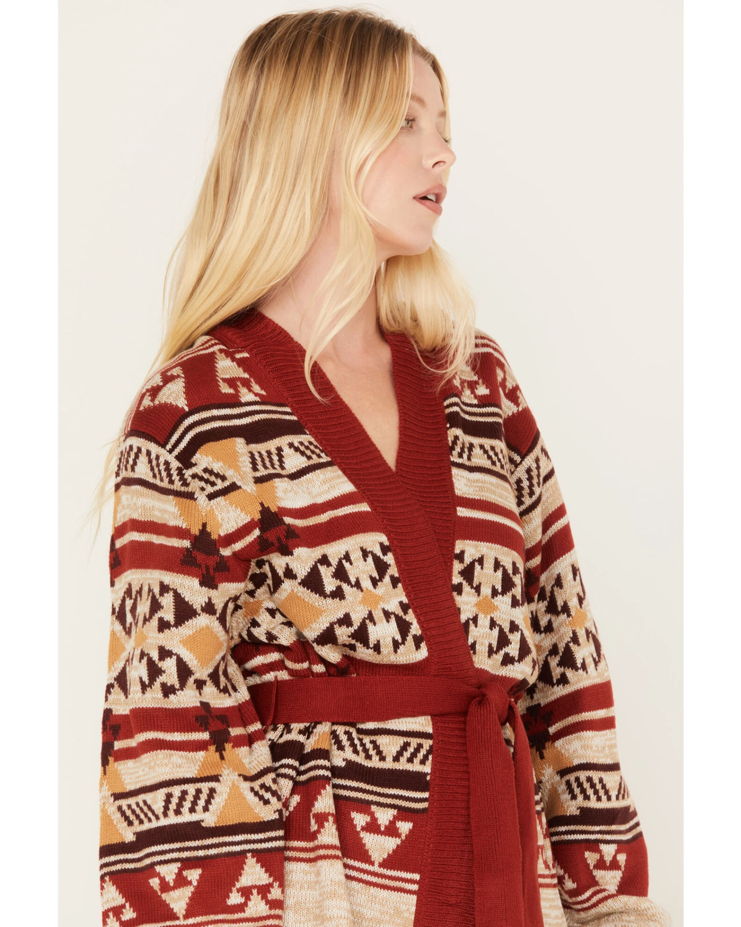 Wrangler Retro Women's Southwestern Print Hooded Cardigan 4 Wrangler Retro Women's Southwestern Print Hooded Cardigan - Image 2