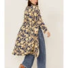 Free People Women's Wild Nights Floral Print Long Sleeve Kimono Duster 1 Free People Women's Wild Nights Floral Print Long Sleeve Kimono Duster -Western Cowboy Equipment Store 2000374745 400 P4