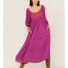 Free People Women's Wedgewood Embroidered Long Puff Sleeve Midi Dress 1 Free People Women's Wedgewood Embroidered Long Puff Sleeve Midi Dress -Western Cowboy Equipment Store 2000374749 555 P1