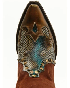 Idyllwind Women's Leap Snake Suede Leather Western Boots - Snip Toe 14 Idyllwind Women's Leap Snake Suede Leather Western Boots - Snip Toe -Western Cowboy Equipment Store 2000374780 200 P6