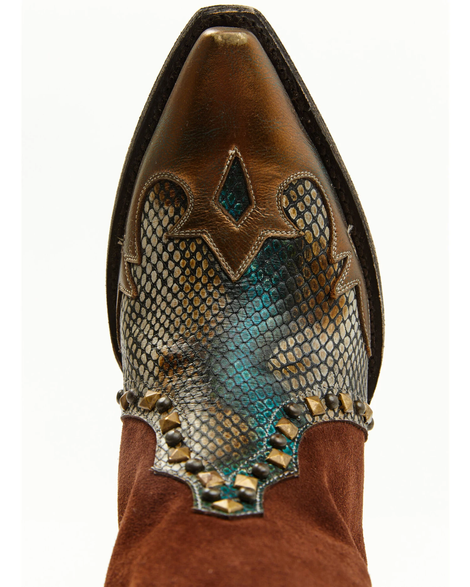 Idyllwind Women's Leap Snake Suede Leather Western Boots - Snip Toe 8 Idyllwind Women's Leap Snake Suede Leather Western Boots - Snip Toe - Image 6