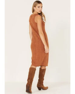Cleo + Wolf Women's Ribbed Tank Midi Dress 8 Cleo + Wolf Women's Ribbed Tank Midi Dress -Western Cowboy Equipment Store 2000374822 200 P4