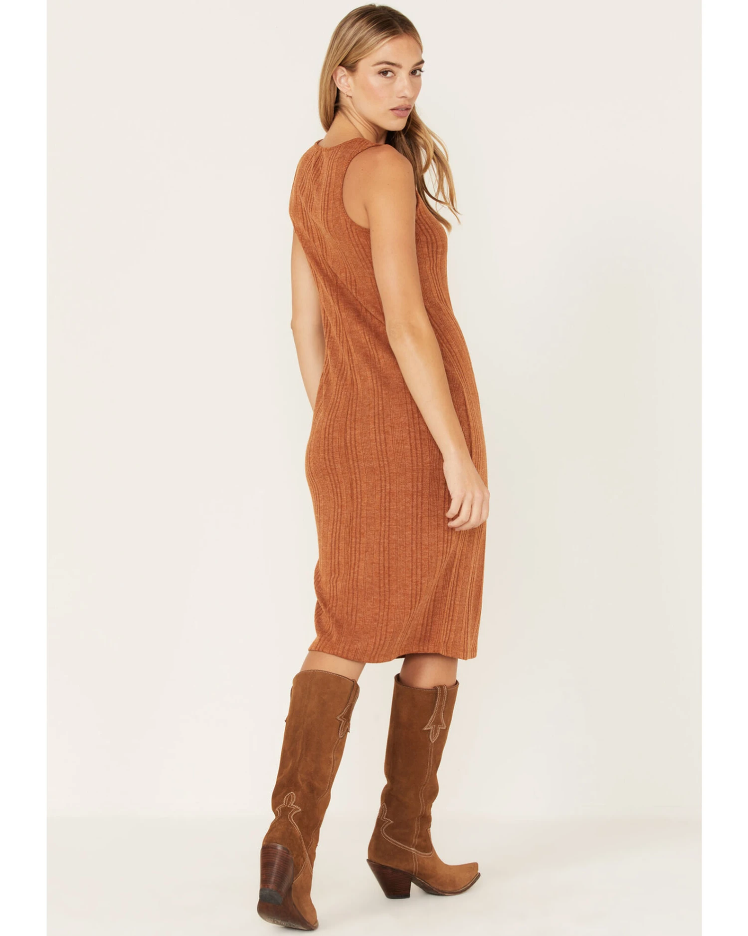 Cleo + Wolf Women's Ribbed Tank Midi Dress 5 Cleo + Wolf Women's Ribbed Tank Midi Dress - Image 3