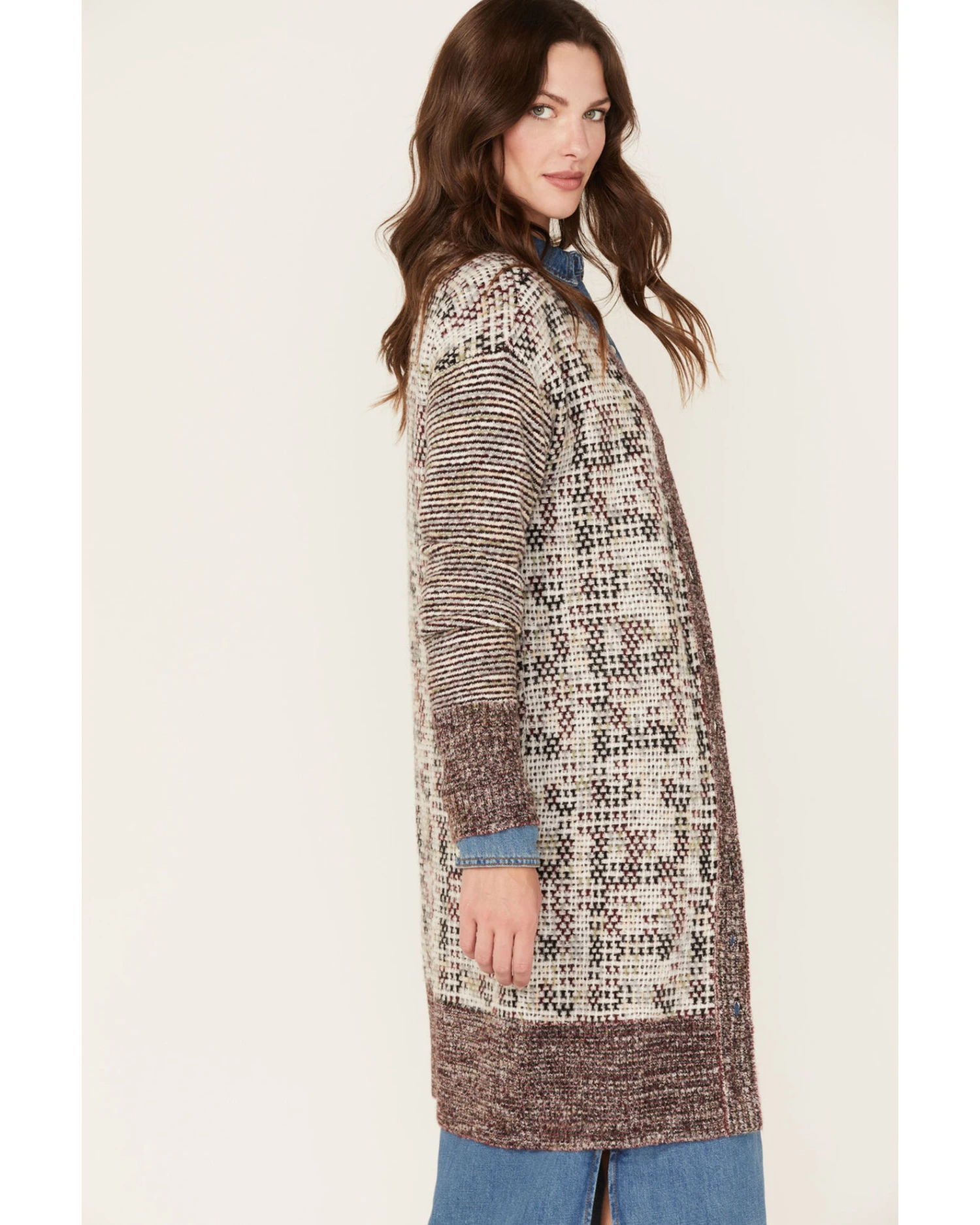 Cleo + Wolf Women's Knit Midi Cardigan 3 Cleo + Wolf Women's Knit Midi Cardigan