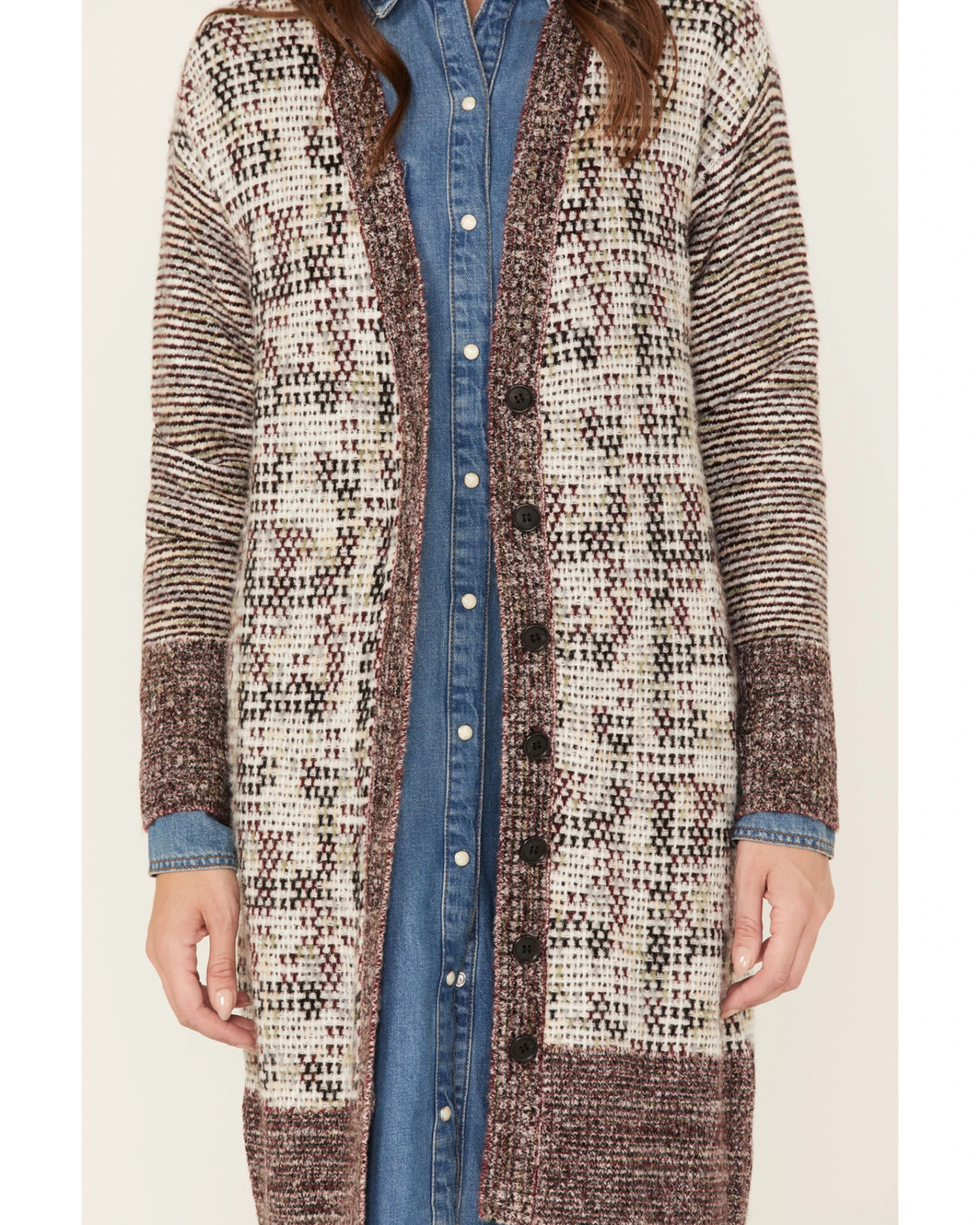 Cleo + Wolf Women's Knit Midi Cardigan 6 Cleo + Wolf Women's Knit Midi Cardigan - Image 4