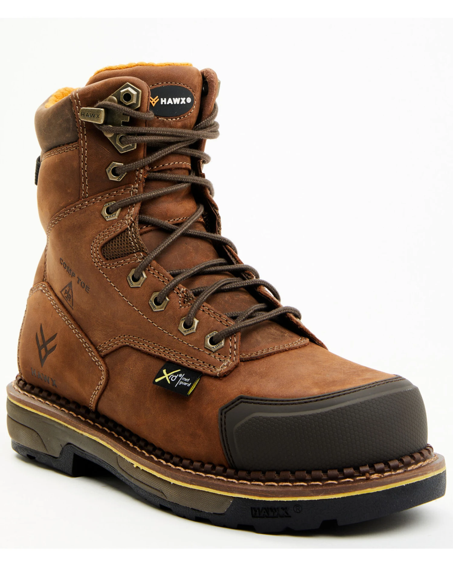 Hawx Men's 8" Internal Metguard Work Boots - Composite Toe 4 Hawx Men's 8" Internal Metguard Work Boots - Composite Toe - Image 2