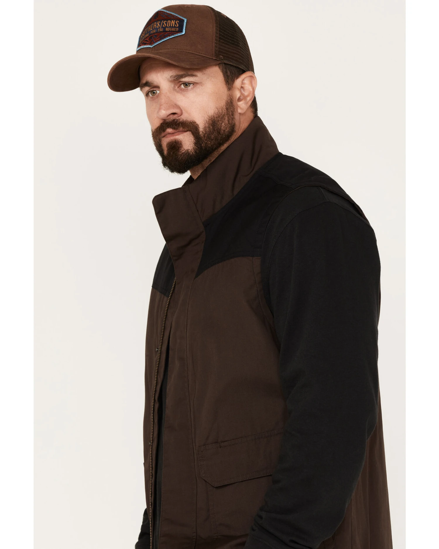 Brothers & Sons Men's Waxed Canvas Field Vest 5 Brothers & Sons Men's Waxed Canvas Field Vest - Image 3