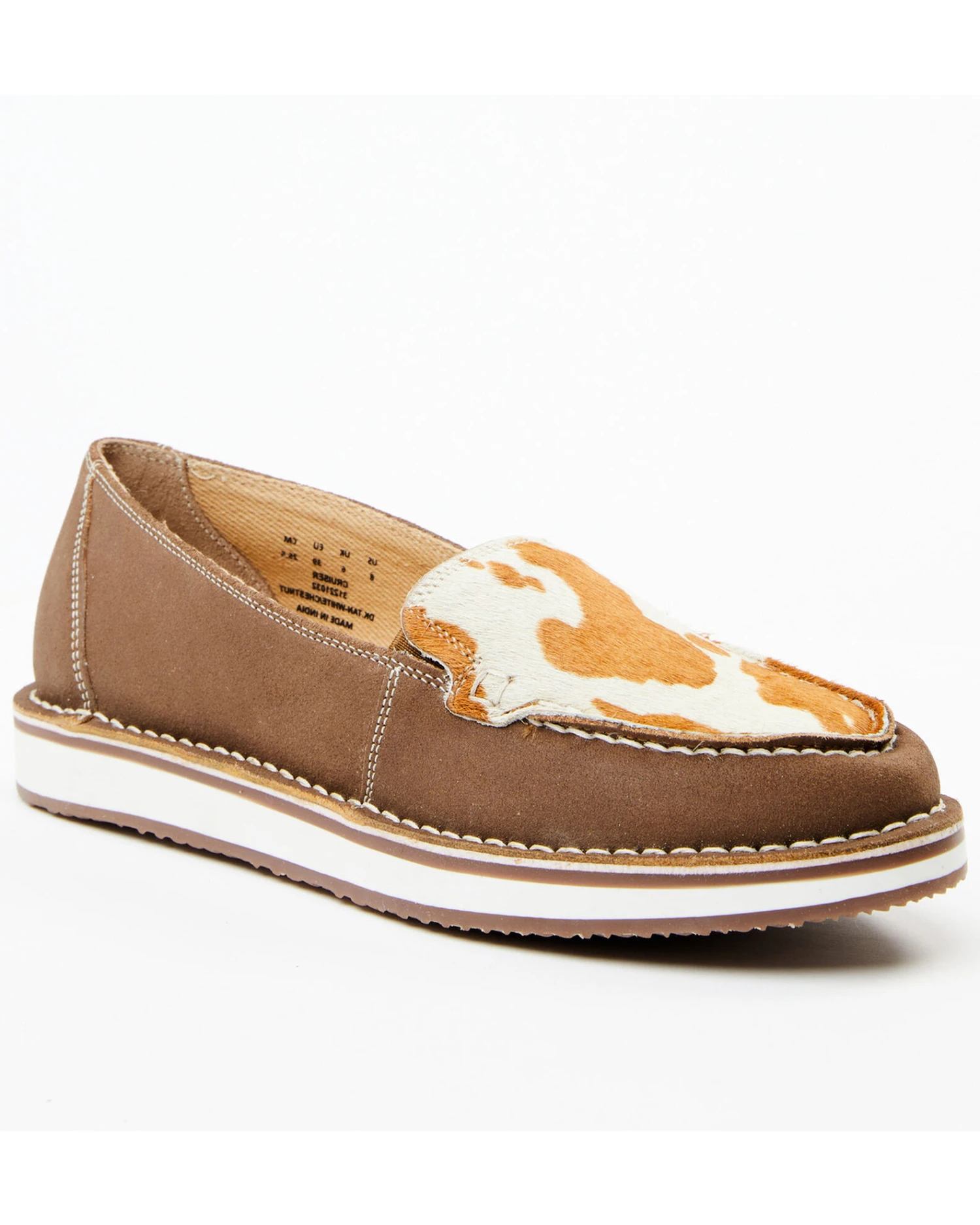 Mya Bag Women's Bronze Cow Hair Slip-On Shoe - Moc Toe 7 Mya Bag Women's Bronze Cow Hair Slip-On Shoe - Moc Toe - Image 5