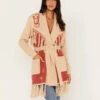 Idyllwind Women's Western Conversational Print Fringe Cardigan