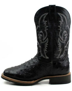 Dan Post Men's Exotic Ostrich Full Quill Western Boots - Broad Square Toe 14 Dan Post Men's Exotic Ostrich Full Quill Western Boots - Broad Square Toe -Western Cowboy Equipment Store 2000375988 001 P2