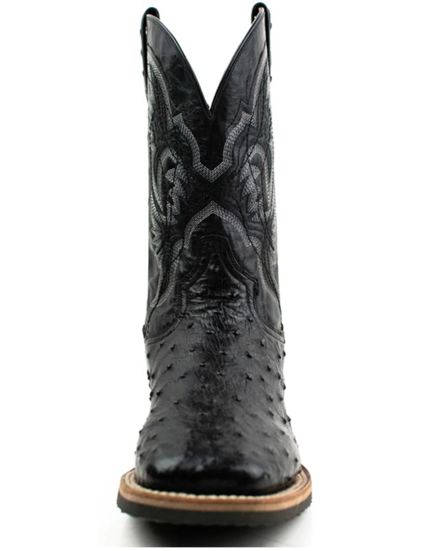 Dan Post Men's Exotic Ostrich Full Quill Western Boots - Broad Square Toe 9 Dan Post Men's Exotic Ostrich Full Quill Western Boots - Broad Square Toe - Image 7