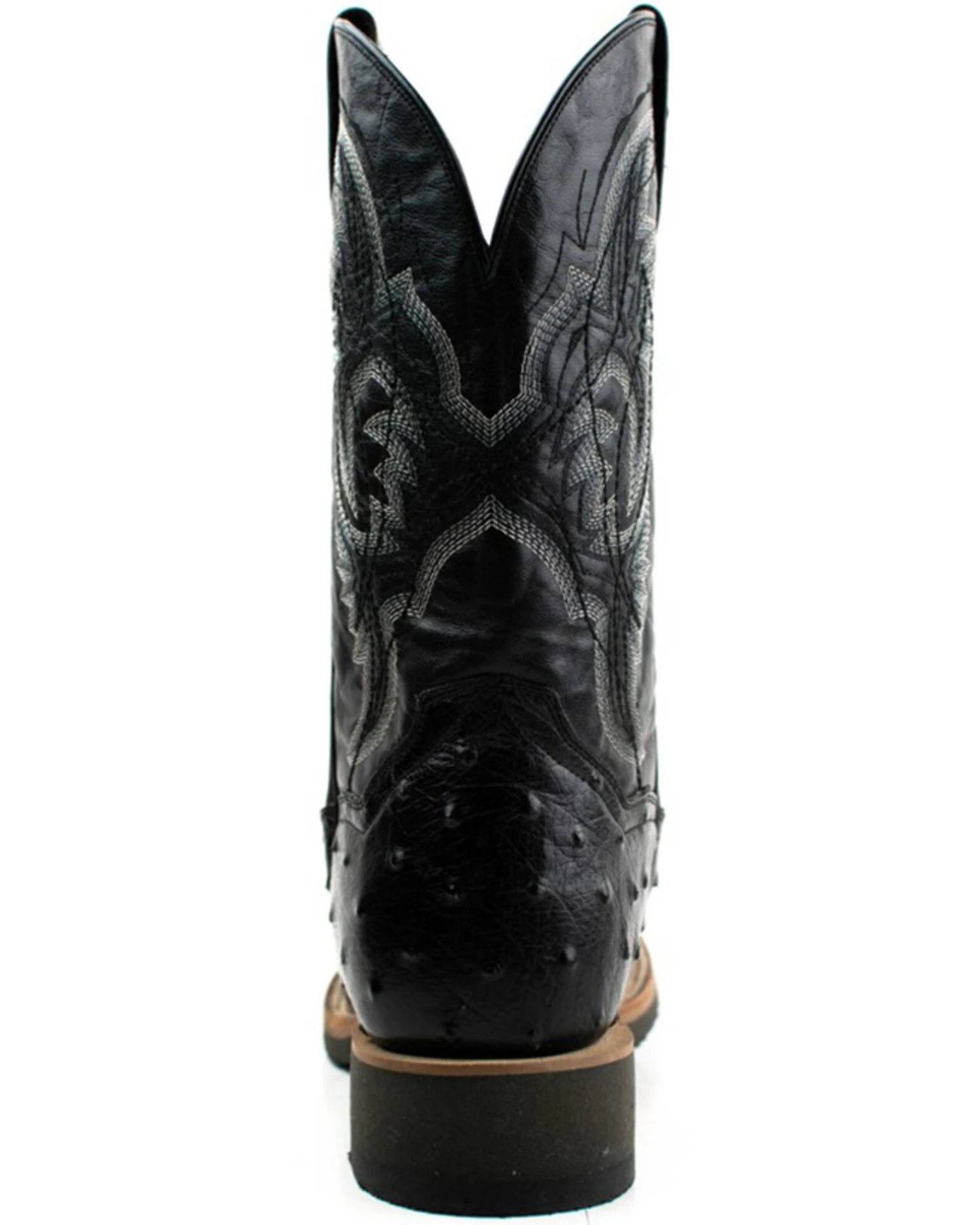 Dan Post Men's Exotic Ostrich Full Quill Western Boots - Broad Square Toe 5 Dan Post Men's Exotic Ostrich Full Quill Western Boots - Broad Square Toe - Image 3