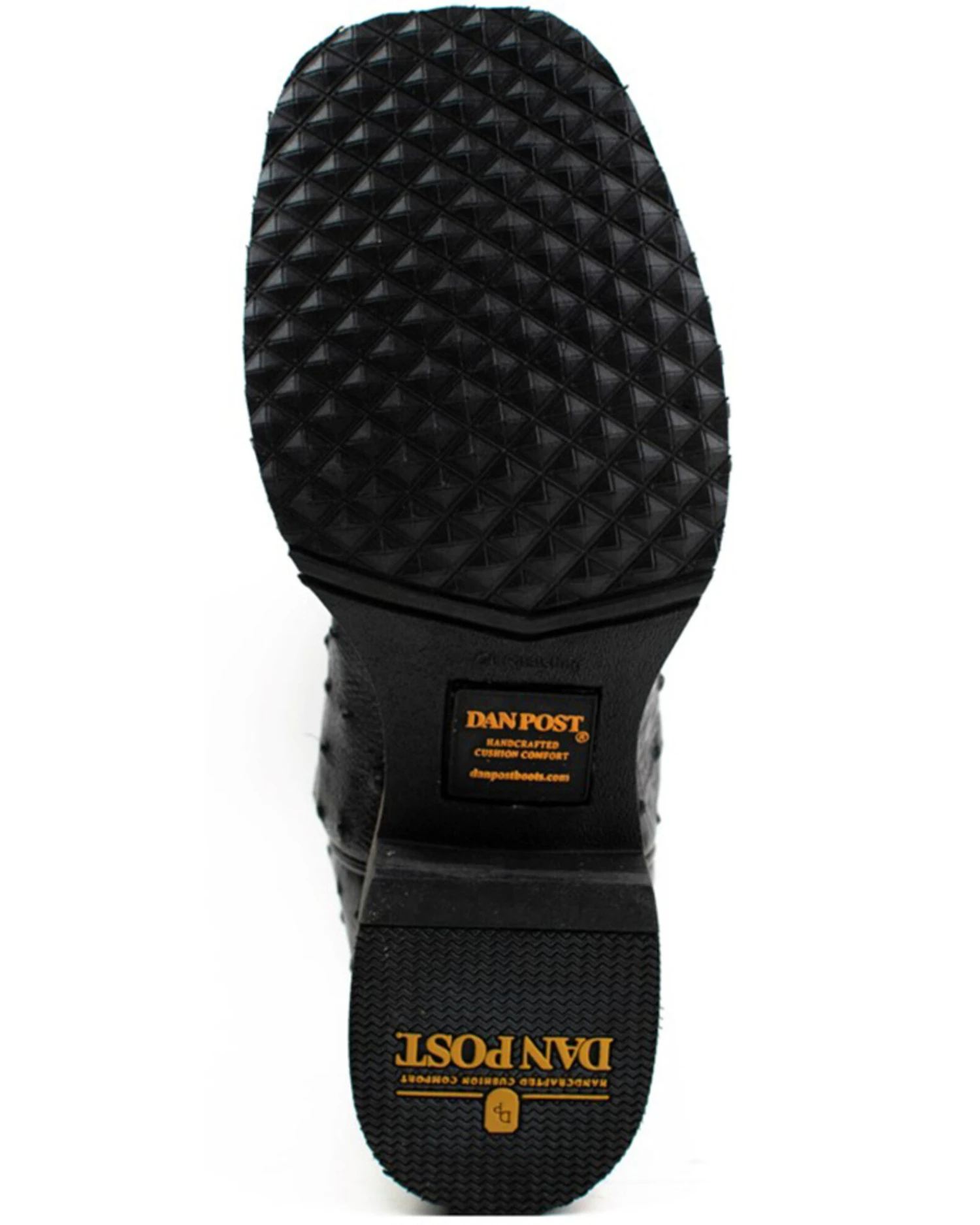 Dan Post Men's Exotic Ostrich Full Quill Western Boots - Broad Square Toe 6 Dan Post Men's Exotic Ostrich Full Quill Western Boots - Broad Square Toe - Image 4