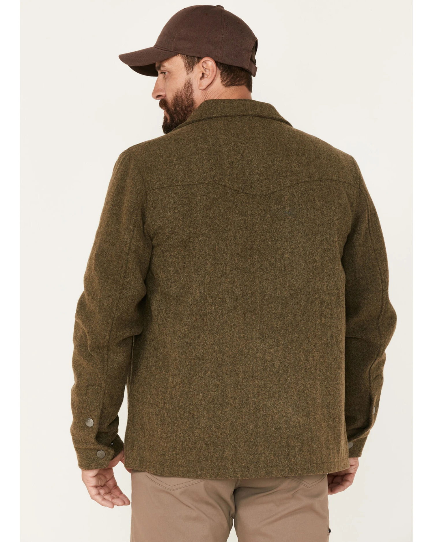 Powder River Outfitters Men's Full Zip Wool Jacket 3 Powder River Outfitters Men's Full Zip Wool Jacket