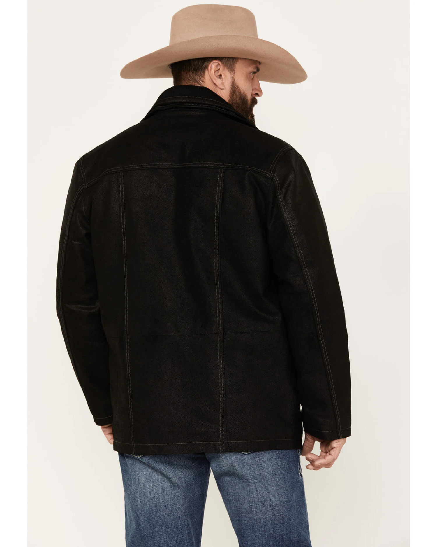 Scully Men's Suede Double Collar Jacket 6 Scully Men's Suede Double Collar Jacket - Image 4