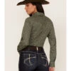 Roper Women's Medallion Print Long Sleeve Snap Western Shirt 2 Roper Women's Medallion Print Long Sleeve Snap Western Shirt -Western Cowboy Equipment Store 2000378230 300 P4