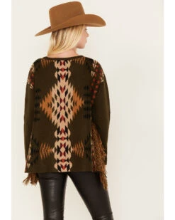 Cotton & Rye Women's Southwestern Print Knit Sweater 8 Cotton & Rye Women's Southwestern Print Knit Sweater -Western Cowboy Equipment Store 2000378263 341 P4
