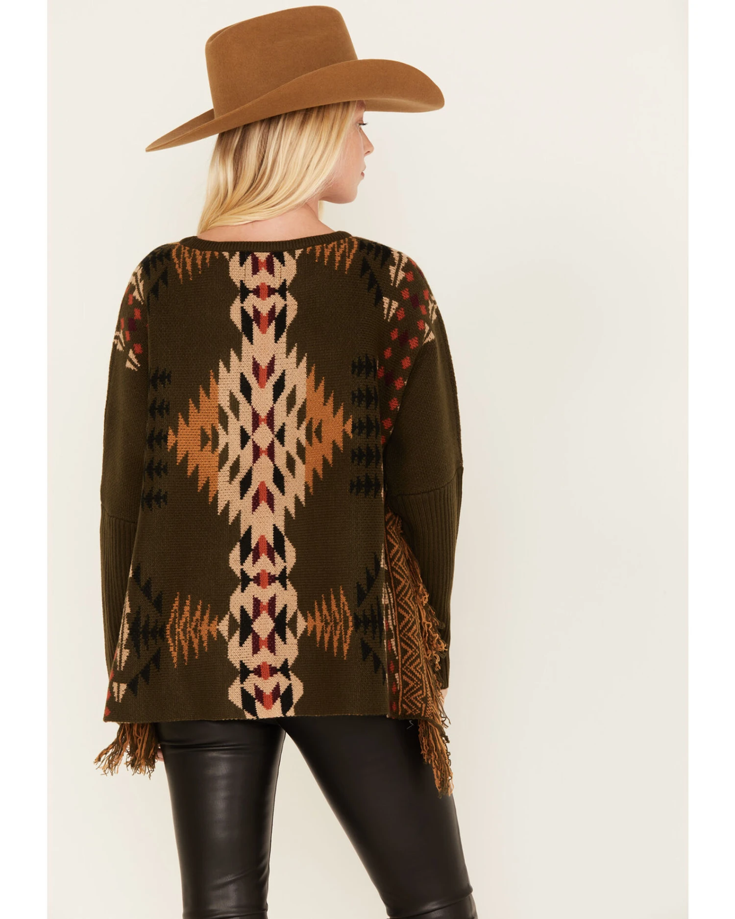 Cotton & Rye Women's Southwestern Print Knit Sweater 5 Cotton & Rye Women's Southwestern Print Knit Sweater - Image 3