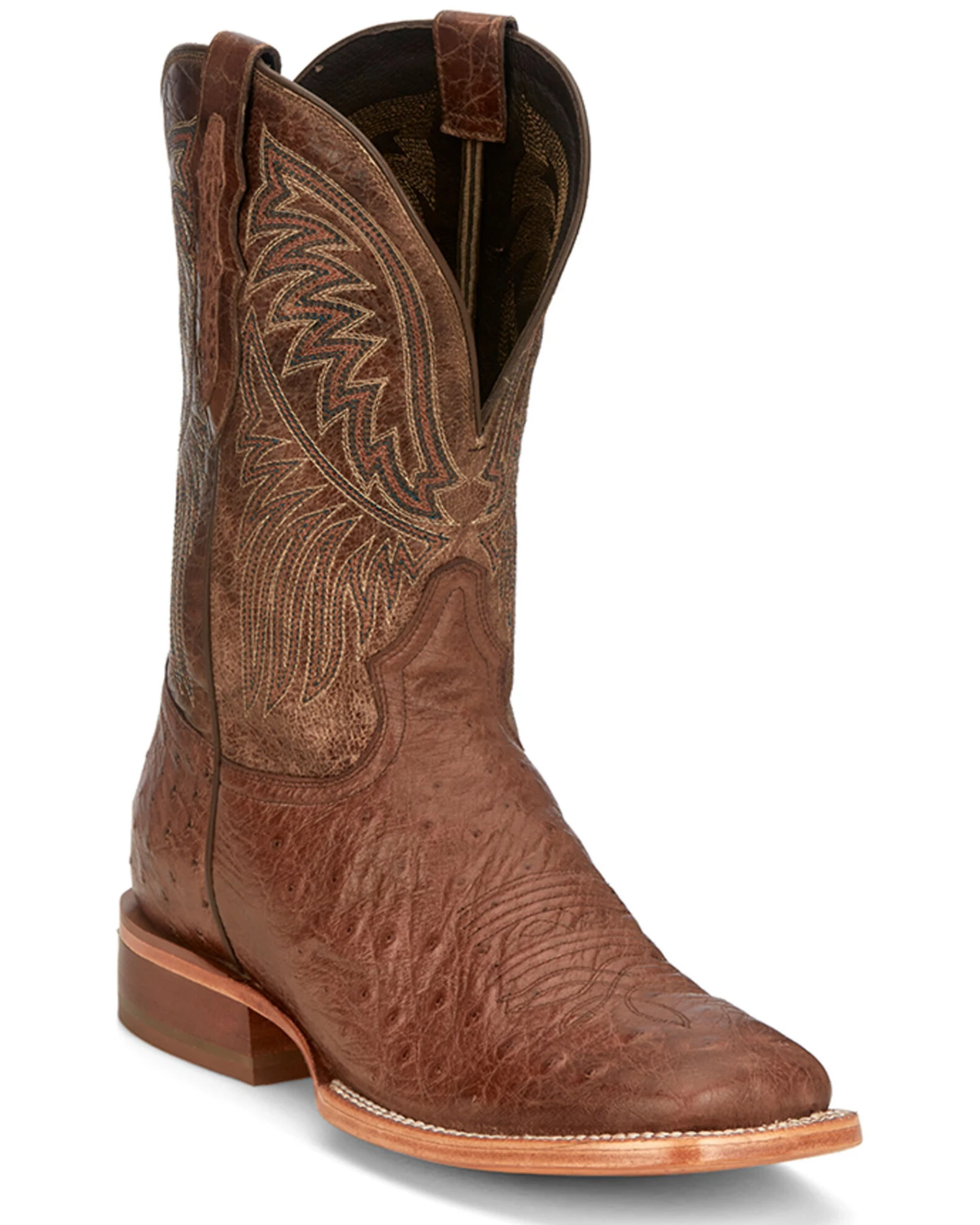 Tony Lama Men's Alamosa Smooth Ostrich Western Boots - Broad Square Toe 8 Tony Lama Men's Alamosa Smooth Ostrich Western Boots - Broad Square Toe - Image 6