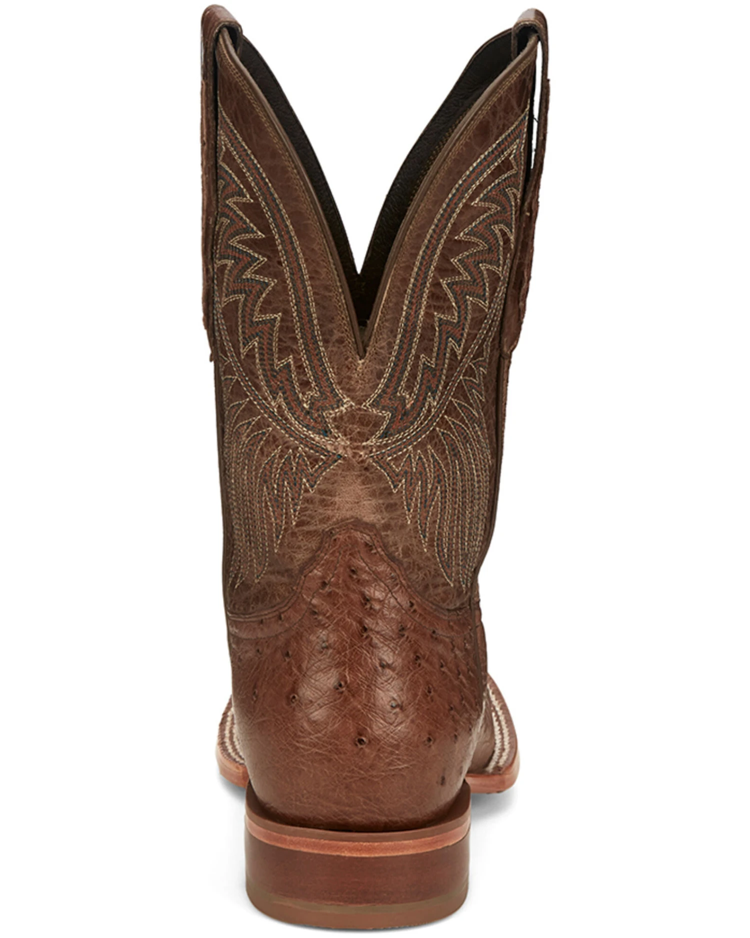 Tony Lama Men's Alamosa Smooth Ostrich Western Boots - Broad Square Toe 4 Tony Lama Men's Alamosa Smooth Ostrich Western Boots - Broad Square Toe - Image 2