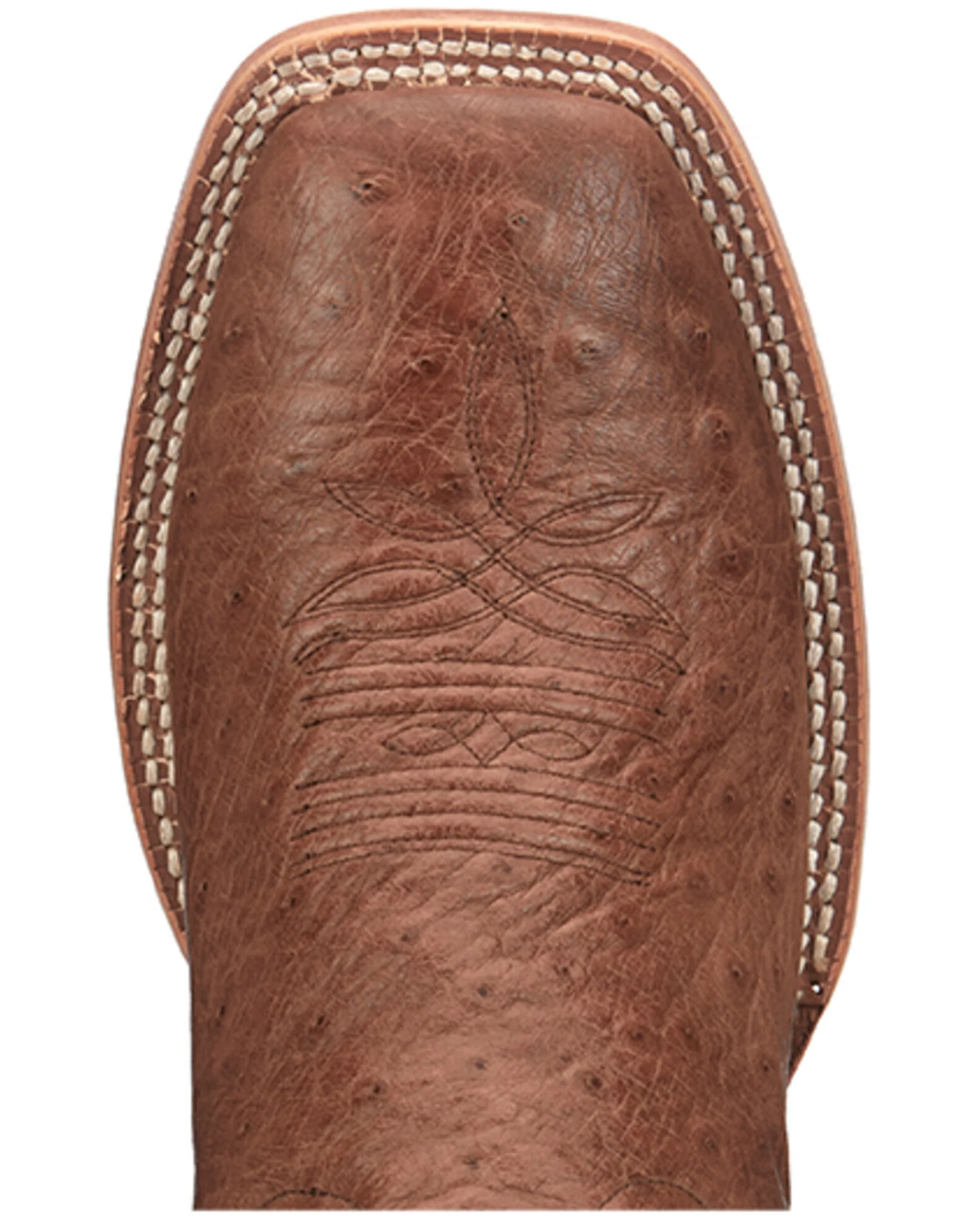 Tony Lama Men's Alamosa Smooth Ostrich Western Boots - Broad Square Toe 3 Tony Lama Men's Alamosa Smooth Ostrich Western Boots - Broad Square Toe
