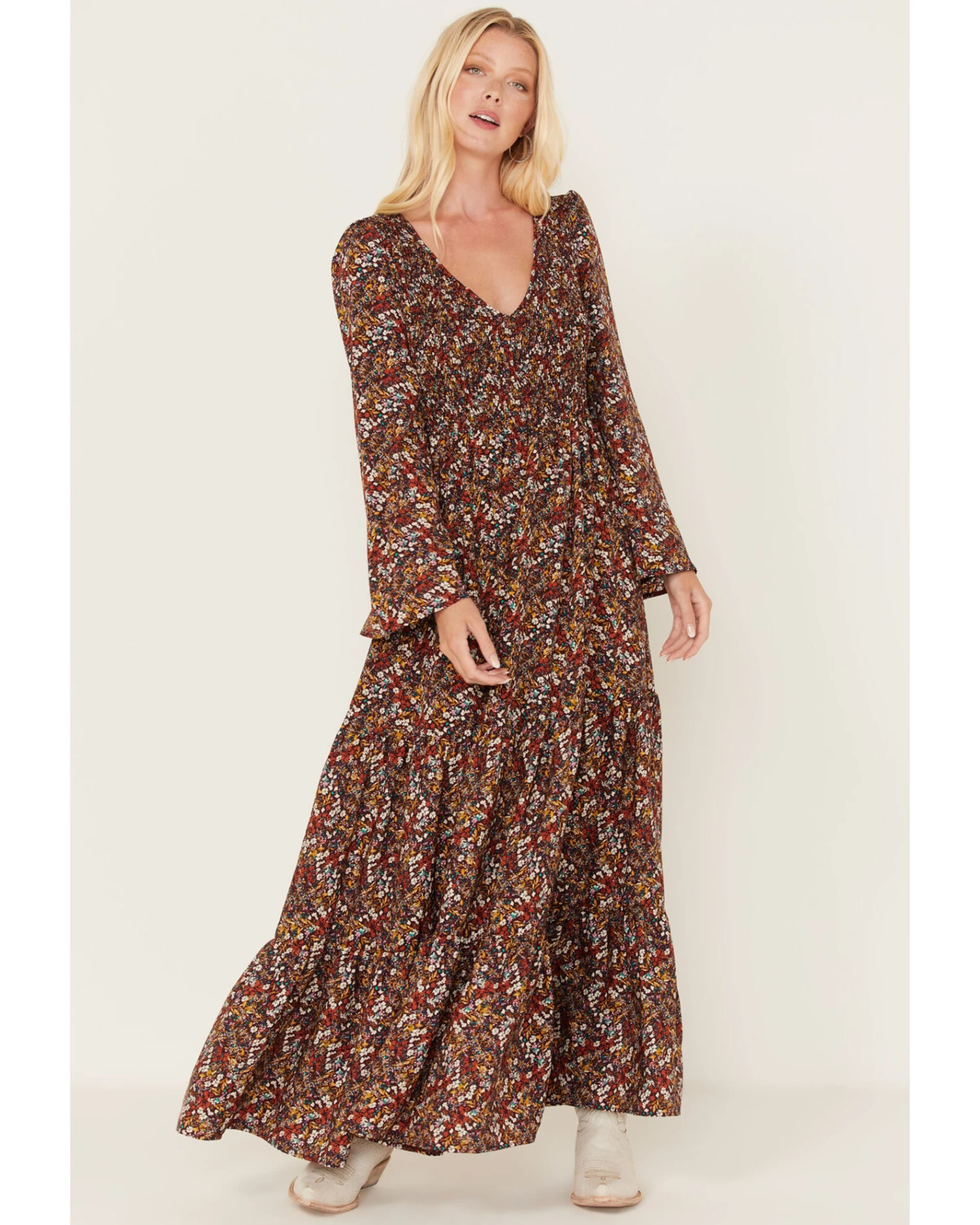 Molly Bracken Women's Hillary Floral Print Maxi Dress 5 Molly Bracken Women's Hillary Floral Print Maxi Dress - Image 3