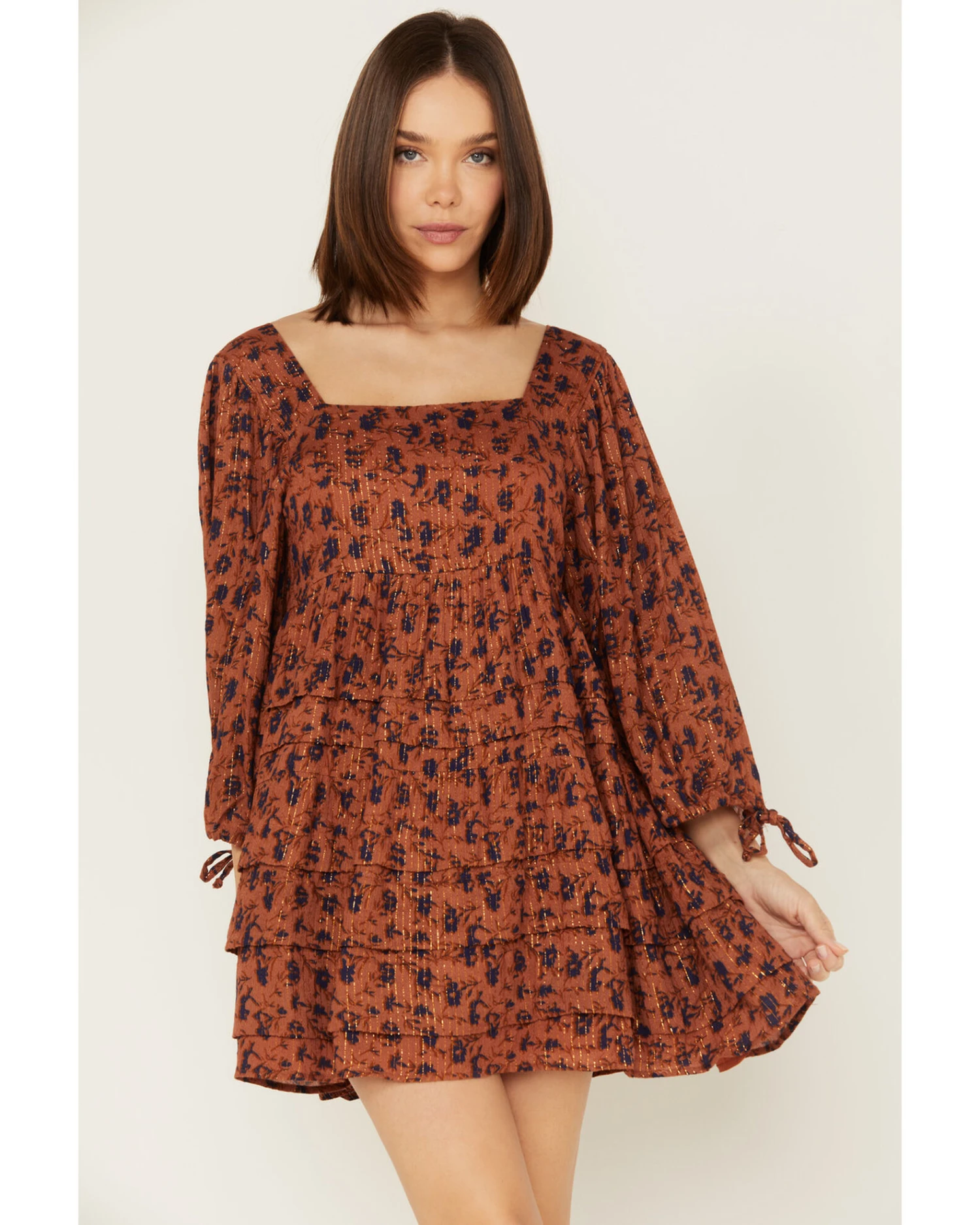 Jen's Pirate Booty Women's Floral Print Wildflower Iza Mini Dress 3 Jen's Pirate Booty Women's Floral Print Wildflower Iza Mini Dress