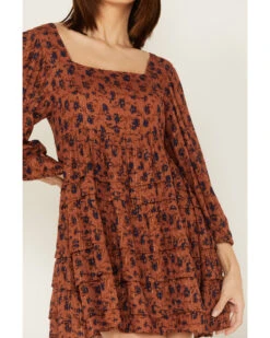 Jen's Pirate Booty Women's Floral Print Wildflower Iza Mini Dress 9 Jen's Pirate Booty Women's Floral Print Wildflower Iza Mini Dress -Western Cowboy Equipment Store 2000379669 220 P3