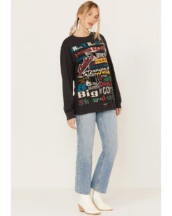 Wrangler X Fender Women's Collage Graphic Sweatshirt 9 Wrangler X Fender Women's Collage Graphic Sweatshirt -Western Cowboy Equipment Store 2000379695 001 P1