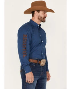 Resistol Men's Arrow Solid Logo Button Down Western Shirt 8 Resistol Men's Arrow Solid Logo Button Down Western Shirt -Western Cowboy Equipment Store 2000380422 400 P2