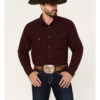Blue Ranchwear Men's Herringbone Long Sleeve Western Snap Shirt 2 Blue Ranchwear Men's Herringbone Long Sleeve Western Snap Shirt -Western Cowboy Equipment Store 2000380501 640 P1