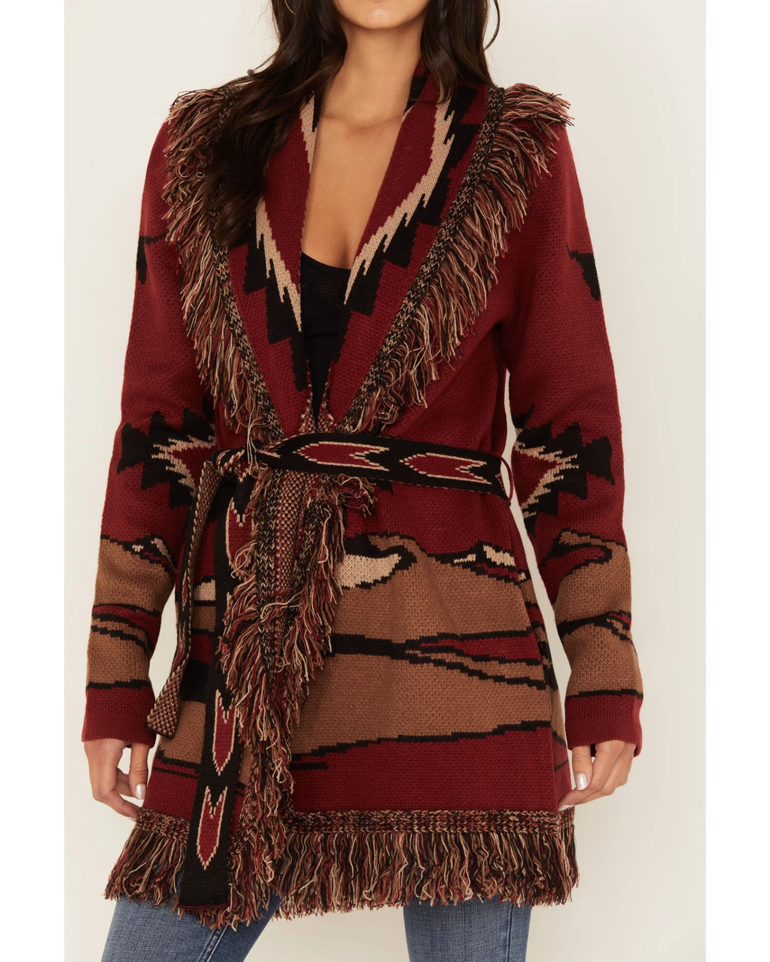 Idyllwind Women's Savannah Southwest Fringe Cardigan 6 Idyllwind Women's Savannah Southwest Fringe Cardigan - Image 4