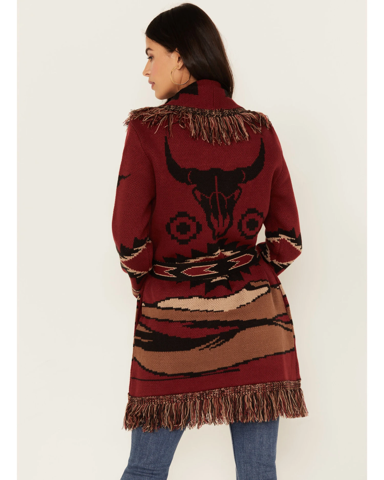 Idyllwind Women's Savannah Southwest Fringe Cardigan 7 Idyllwind Women's Savannah Southwest Fringe Cardigan - Image 5