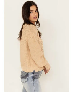 Free People Women's Sandcastle Bell Song Knit Sweater -Western Cowboy Equipment Store 2000381035 280 P2