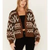 Rock & Roll Denim Women's Southwestern Knit Cardigan