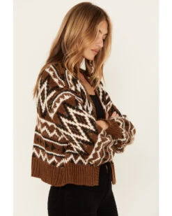 Rock & Roll Denim Women's Southwestern Knit Cardigan 8 Rock & Roll Denim Women's Southwestern Knit Cardigan -Western Cowboy Equipment Store 2000381066 290 P2