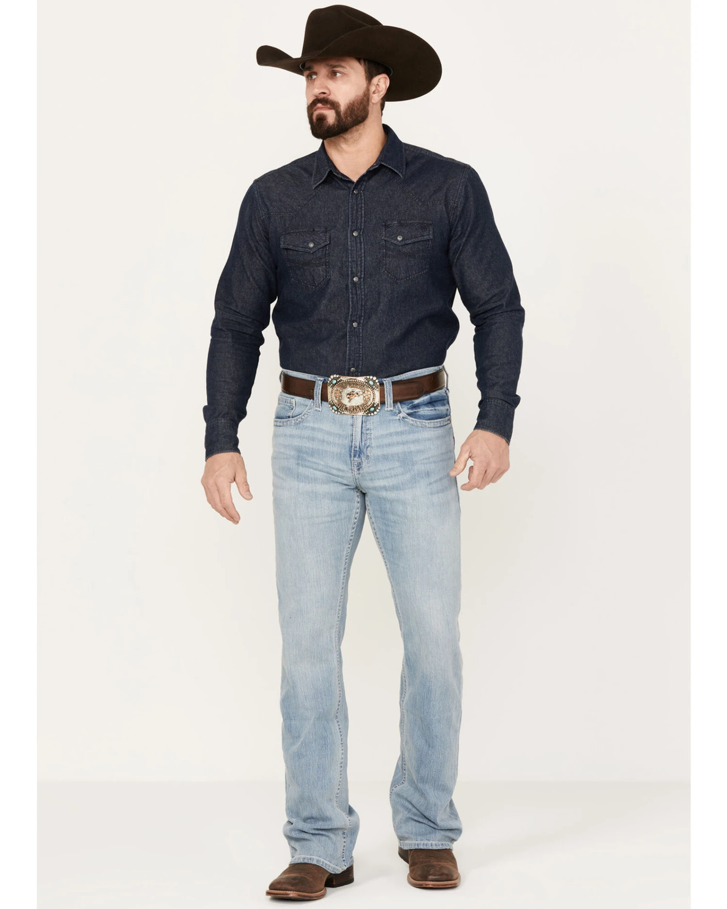 Cody James Men's Owens Light Wash Slim Boot Stretch Denim Jeans 5 Cody James Men's Owens Light Wash Slim Boot Stretch Denim Jeans - Image 3