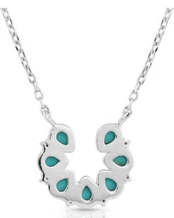 Montana Silversmiths Women's Lucky Seven Turquoise Necklace