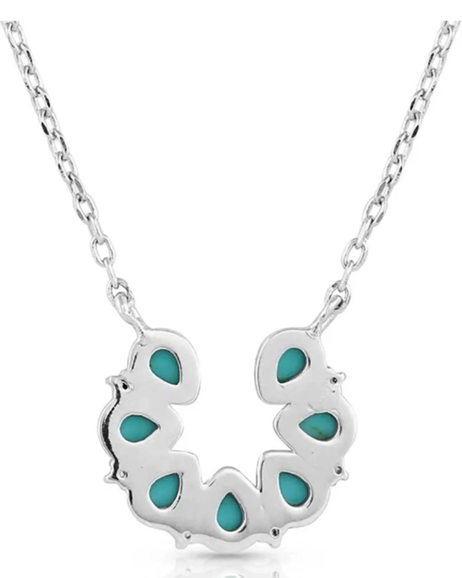 Montana Silversmiths Women's Lucky Seven Turquoise Necklace 3 Montana Silversmiths Women's Lucky Seven Turquoise Necklace