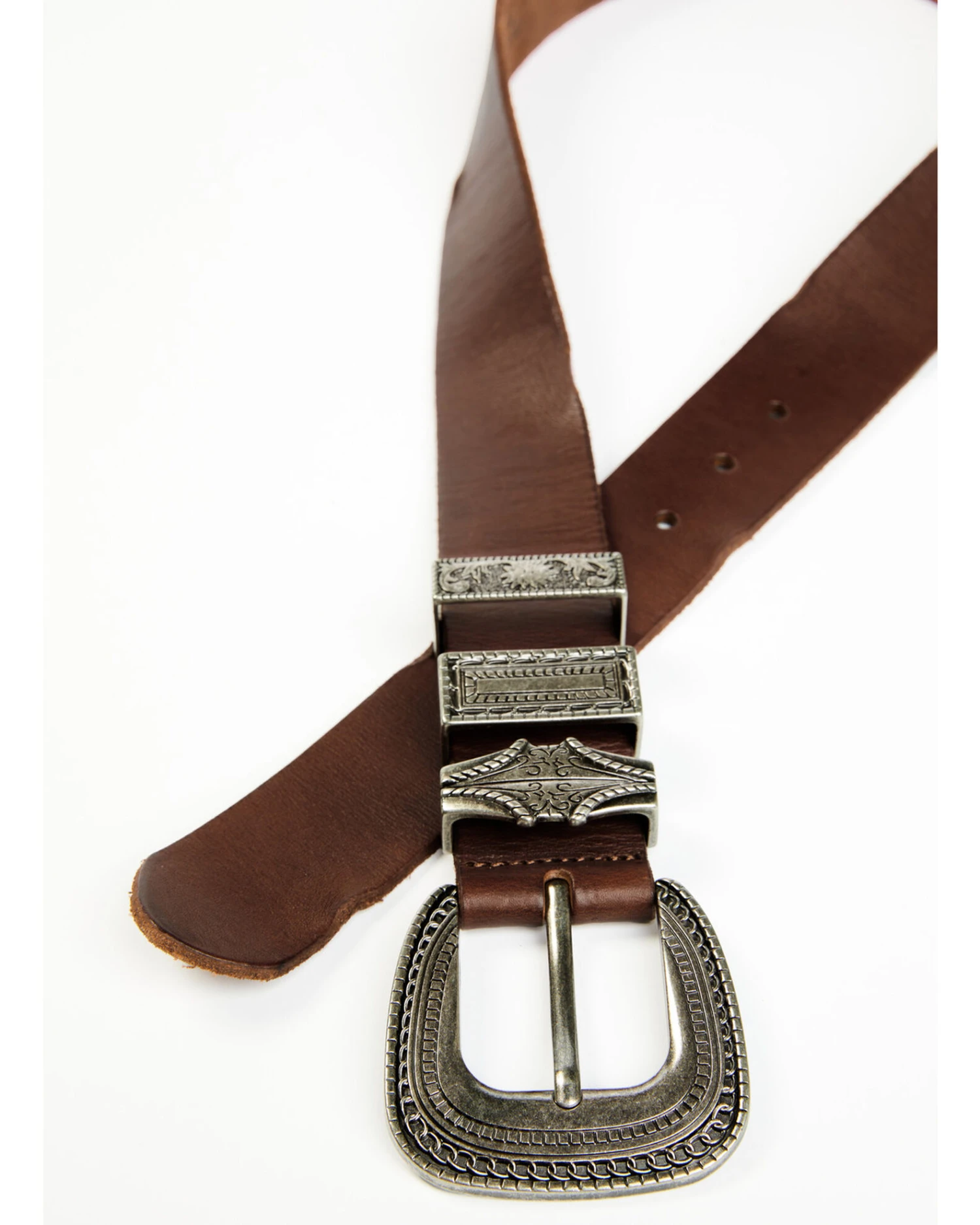 Shyanne Women's Triple Keeper Leather Belt 4 Shyanne Women's Triple Keeper Leather Belt - Image 2