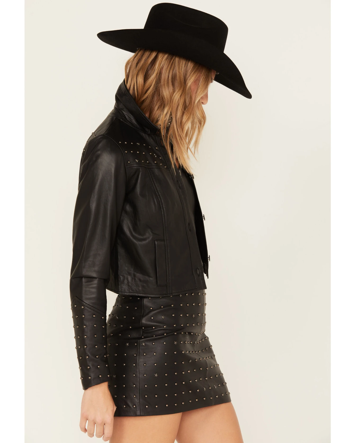 Idyllwind Women's Omaha Studded Leather Jacket 3 Idyllwind Women's Omaha Studded Leather Jacket